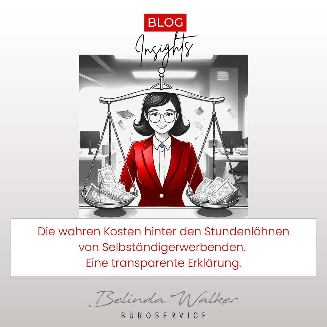 Stundenlöhne von Selbständigen - eine transparente Erklärung