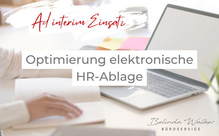 Referenz Optimierung HR Ablage